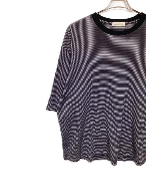 POLYPLOID（ポリプロイド）POLYPLOID (ポリプロイド) ボーダーTシャツ　10-B-08 ネイビー サイズ:3の古着・服飾アイテム