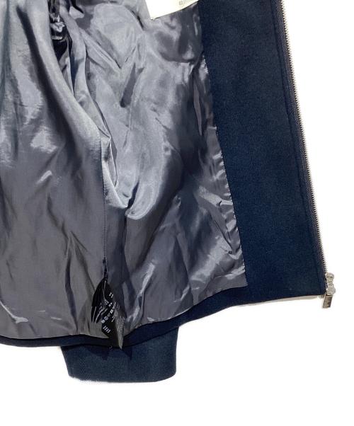 PUBLIC TOKYO（パブリックトウキョウ）PUBLIC TOKYO (パブリックトウキョウ) Super140s メルトン ショートジップブルゾン 152750001 ネイビー サイズ:34の古着・服飾アイテム