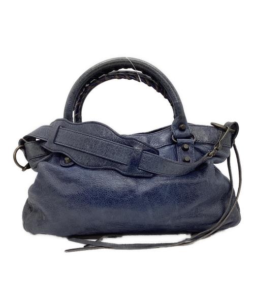 BALENCIAGA（バレンシアガ）BALENCIAGA (バレンシアガ) ザ・ファーストワンショルダーバッグ　103208・4170 ネイビーの古着・服飾アイテム