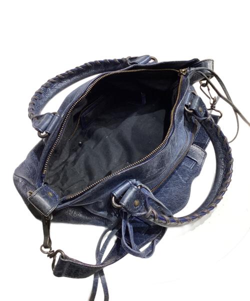 BALENCIAGA（バレンシアガ）BALENCIAGA (バレンシアガ) ザ・ファーストワンショルダーバッグ　103208・4170 ネイビーの古着・服飾アイテム