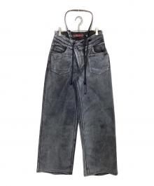 ottolinger（オットリンガー）の古着「ダブルフォールド ジーンズ」｜グレー