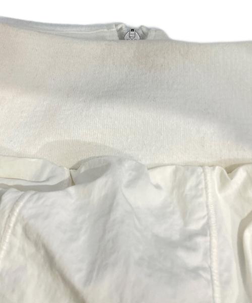 NIKE（ナイキ）NIKE (ナイキ) sacai (サカイ) CZ4678-097　レイヤードボンバージャケット ホワイト×グレー サイズ:Lの古着・服飾アイテム