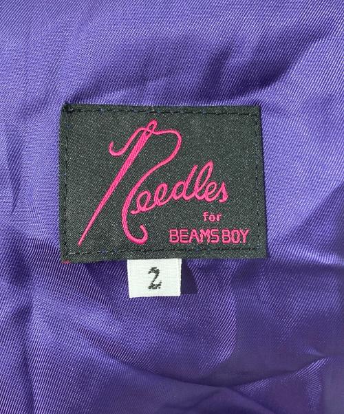 Needles（ニードルズ）Needles (ニードルズ) BEAMS BOY (ビームスボーイ) Paisley Velvet Skirt（ペイズリー ベルベット スカート） パープル サイズ:2の古着・服飾アイテム