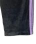 中古・古着 Needles (ニードルズ) Narrow Track Pant(ナロー トラック パンツ) ブラック×パープル サイズ:M：10000円