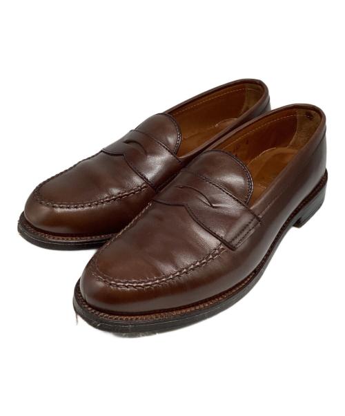 Alden（オールデン）Alden (オールデン) カーフレザー コインローファー　D9209 ブラウン サイズ:9Dの古着・服飾アイテム
