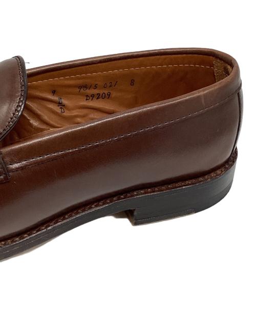 Alden（オールデン）Alden (オールデン) カーフレザー コインローファー　D9209 ブラウン サイズ:9Dの古着・服飾アイテム