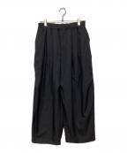 mizuiro-indミズイロインド）の古着「ワイドカーゴパンツ」｜ブラック