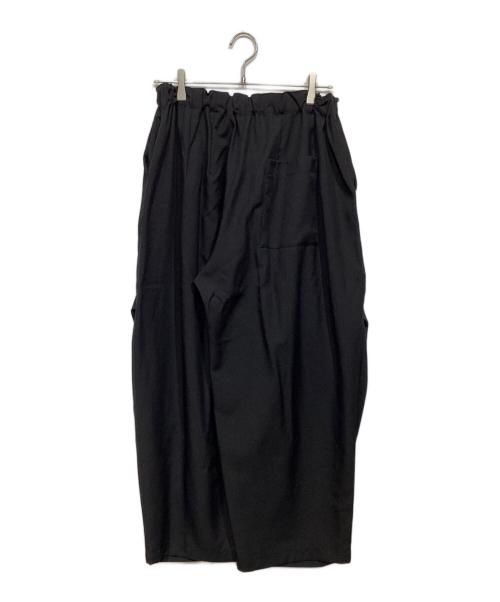 mizuiro-ind（ミズイロインド）mizuiro-ind (ミズイロインド) ワイドカーゴパンツ ブラック サイズ:2の古着・服飾アイテム