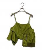 UN3D.アンスリード）の古着「MA-1キャミソール」｜グリーン