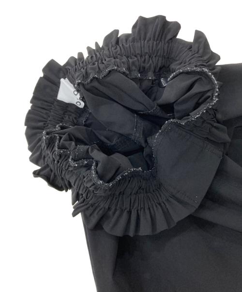 OMMO（オーエムエムオー）OMMO (オーエムエムオー) GATHER TAPERED PT  ブラック サイズ:36の古着・服飾アイテム