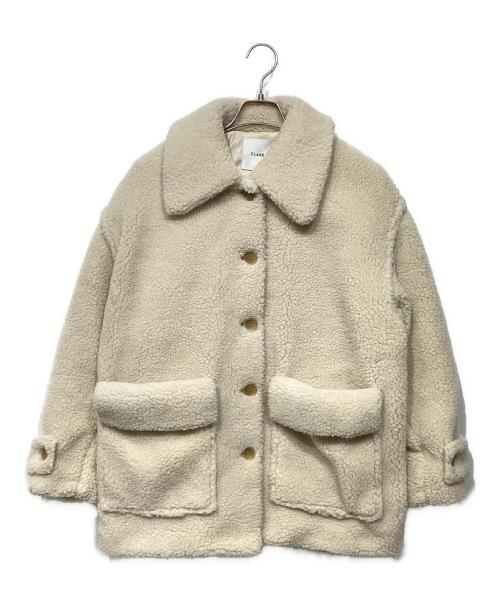 CLANE（クラネ）CLANE (クラネ) RIDGE POCKET BOA OVER COAT（リッジ ポケット ボア オーバー コート) ホワイト サイズ:1の古着・服飾アイテム