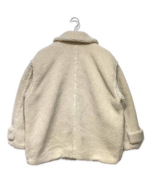 CLANE（クラネ）CLANE (クラネ) RIDGE POCKET BOA OVER COAT（リッジ ポケット ボア オーバー コート) ホワイト サイズ:1の古着・服飾アイテム