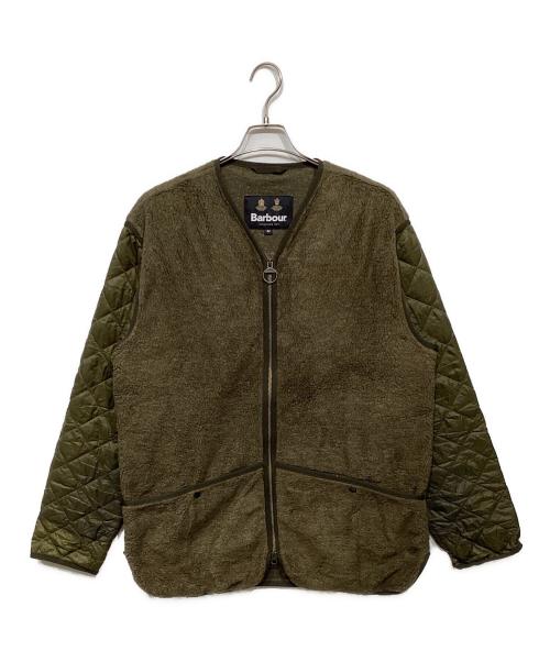 Barbour（バブアー）Barbour (バブアー) Heritage + Flight Hybrid キルティングボアライナージャケット　242MLI0055 グリーン サイズ:Mの古着・服飾アイテム