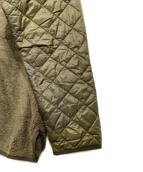 Barbour（バブアー）Barbour (バブアー) Heritage + Flight Hybrid キルティングボアライナージャケット　242MLI0055 グリーン サイズ:Mの古着・服飾アイテム