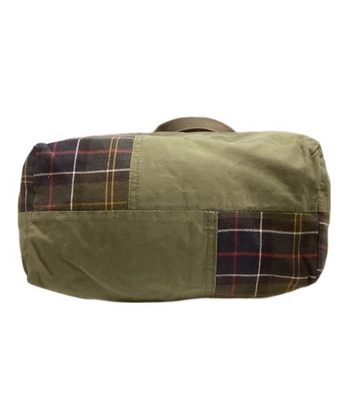 Barbour（バブアー）Barbour (バブアー) トランスポートパッチワーク トート オリーブの古着・服飾アイテム