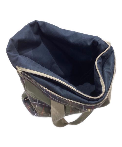 Barbour（バブアー）Barbour (バブアー) トランスポートパッチワーク トート オリーブの古着・服飾アイテム