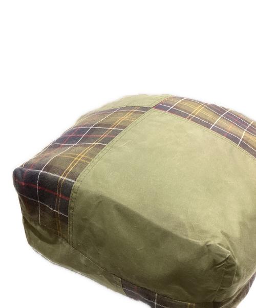 Barbour（バブアー）Barbour (バブアー) トランスポートパッチワーク トート オリーブの古着・服飾アイテム