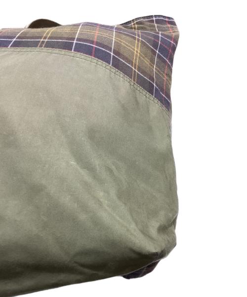 Barbour（バブアー）Barbour (バブアー) トランスポートパッチワーク トート オリーブの古着・服飾アイテム