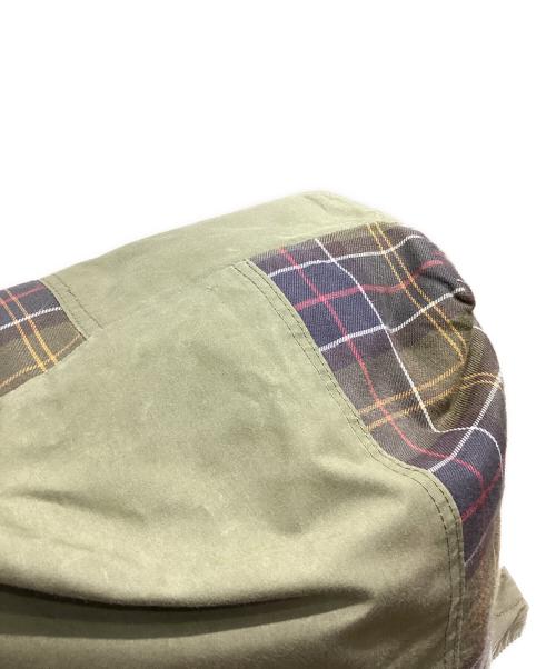Barbour（バブアー）Barbour (バブアー) トランスポートパッチワーク トート オリーブの古着・服飾アイテム