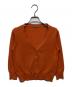 BOTTEGA VENETA（ボッテガベネタ）の古着「カシミヤニットカーディガン　196107」｜オレンジ