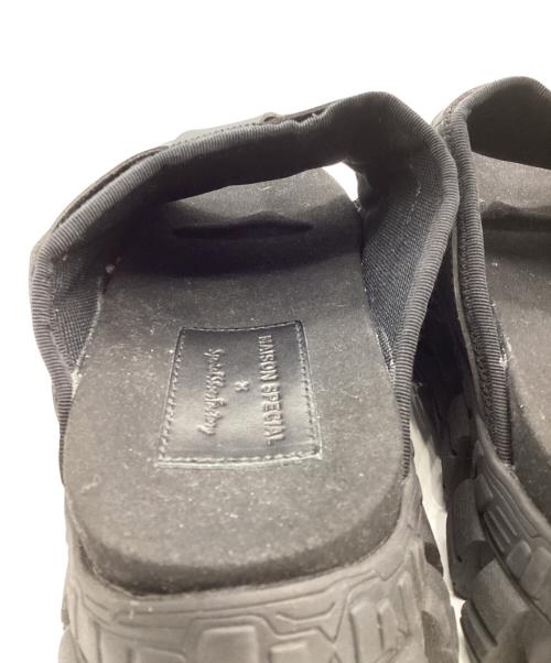 MAISON SPECIAL（メゾンスペシャル）MAISON SPECIAL SPECIAL SHOES FACTORY (スペシャルシューズファクトリー) Rattling Sole Woven Mesh Shower Sandal 11251561204 ブラック サイズ:25.5の古着・服飾アイテム