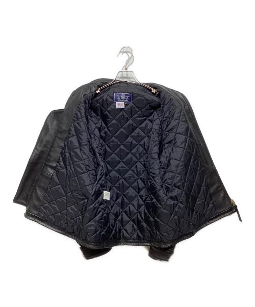 AVIREX（アヴィレックス）AVIREX (アヴィレックス) J-4LIGHT レザージャケット　2191002 ブラック サイズ:Lの古着・服飾アイテム