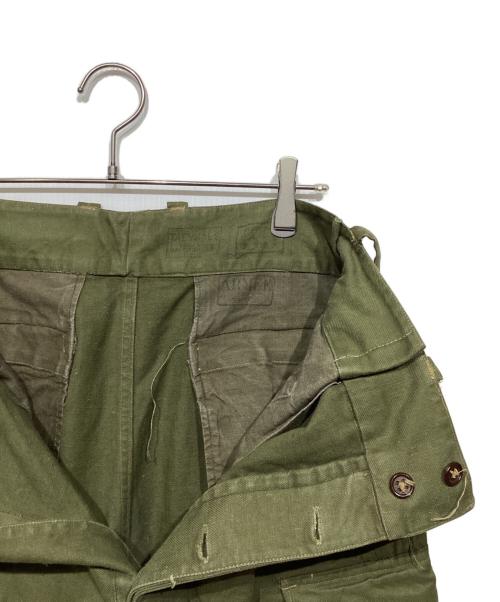 French Army（フランス軍）French Army (フレンチアーミー) M-47前期型カーゴパンツ グリーン サイズ:35の古着・服飾アイテム