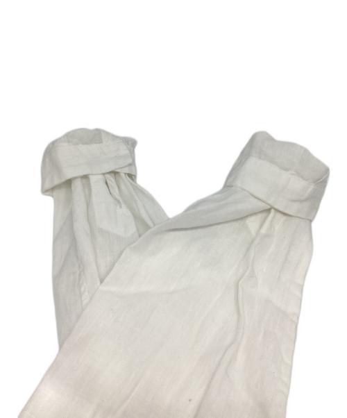 45R（フォーティファイブ・アール）45R (フォーティファイブ・アール) リネンサファリシャツ　5053061 ホワイト サイズ:2の古着・服飾アイテム