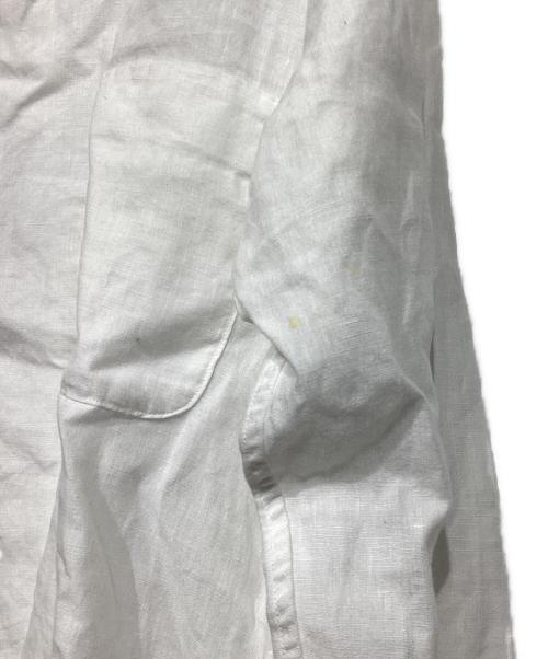 45R（フォーティファイブ・アール）45R (フォーティファイブ・アール) リネンサファリシャツ　5053061 ホワイト サイズ:2の古着・服飾アイテム