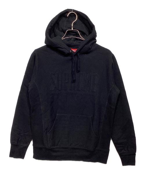 SUPREME（シュプリーム）SUPREME (シュプリーム) Embroidered Outline Hooded Sweatshirt ブラック サイズ:Sの古着・服飾アイテム