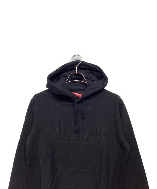 SUPREME（シュプリーム）SUPREME (シュプリーム) Embroidered Outline Hooded Sweatshirt ブラック サイズ:Sの古着・服飾アイテム