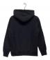 SUPREME (シュプリーム) Embroidered Outline Hooded Sweatshirt ブラック サイズ:S：13000円