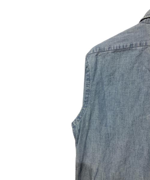RALPH LAUREN（ラルフローレン）RALPH LAUREN (ラルフローレン) ダンガリーシャツ ライトインディゴ サイズ:Mの古着・服飾アイテム
