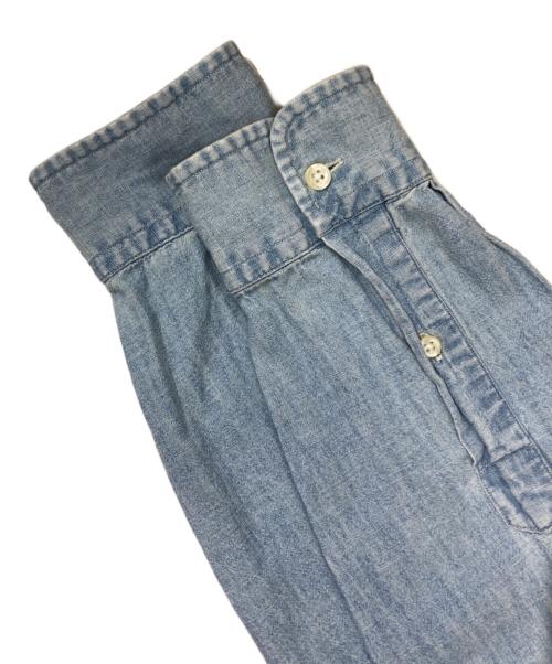 RALPH LAUREN（ラルフローレン）RALPH LAUREN (ラルフローレン) ダンガリーシャツ ライトインディゴ サイズ:Mの古着・服飾アイテム