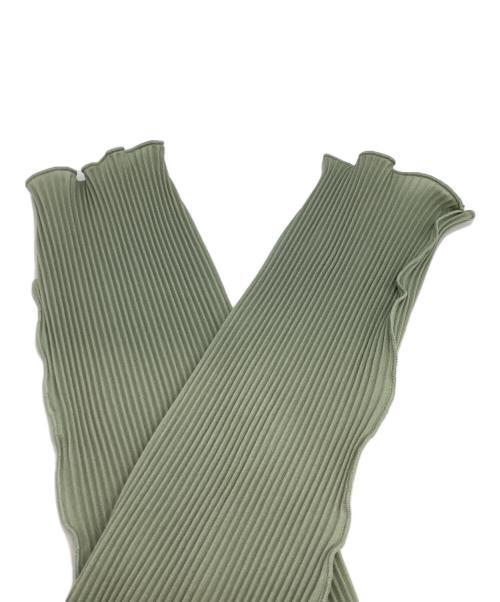kotohayokozawa（コトハヨコザワ）kotohayokozawa (コトハヨコザワ) todo プリーツカットソー グリーン サイズ:-の古着・服飾アイテム