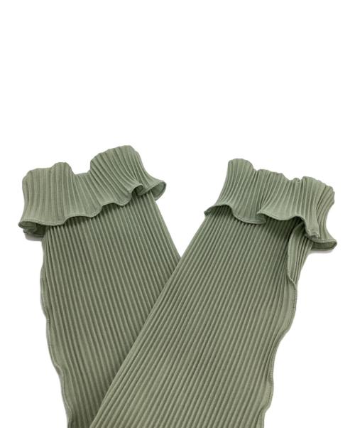 kotohayokozawa（コトハヨコザワ）kotohayokozawa (コトハヨコザワ) todo プリーツカットソー グリーン サイズ:-の古着・服飾アイテム