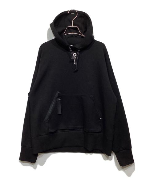 OMMO（オーエムエムオー）OMMO (オーエムエムオー) LOGO HOODIE 882340610201 ブラック サイズ:36の古着・服飾アイテム