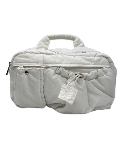 OMMO（オーエムエムオー）OMMO (オーエムエムオー) 2WAY SHOULDER BAG ホワイトの古着・服飾アイテム