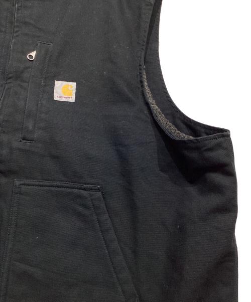 CarHartt（カーハート）CarHartt (カーハート) 裏ボアダックベスト　0V4277-M ブラック サイズ:2XLの古着・服飾アイテム