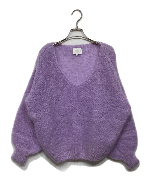 AMERICANDREAMS（アメリカンドリーム）AMERICANDREAMS (アメリカンドリーム) ニットプルオーバー パープル サイズ:Sの古着・服飾アイテム