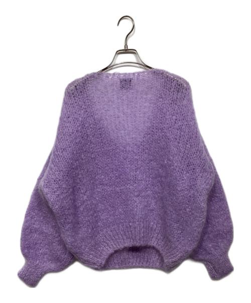 AMERICANDREAMS（アメリカンドリーム）AMERICANDREAMS (アメリカンドリーム) ニットプルオーバー パープル サイズ:Sの古着・服飾アイテム