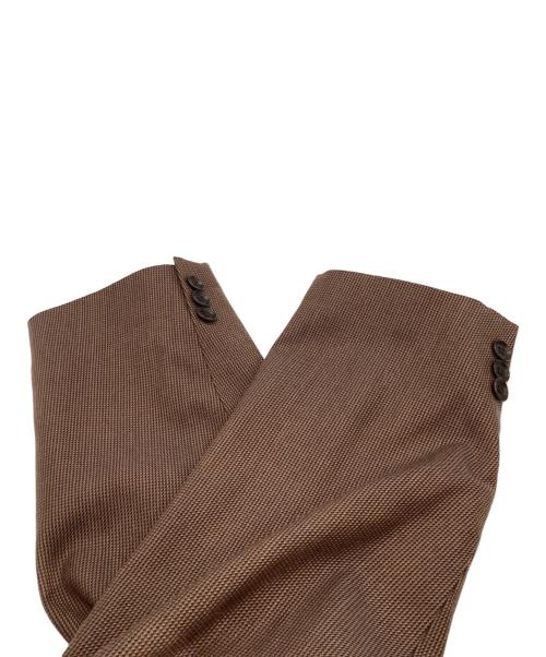 TODAYFUL（トゥデイフル）TODAYFUL (トゥデイフル) Houndstooth Wool Jacket  ブラウン サイズ:36の古着・服飾アイテム