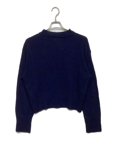 Taiga Takahashi（タイガ タカハシ）Taiga Takahashi (タイガ タカハシ) V-NECK SWEATER ネイビー サイズ:36の古着・服飾アイテム