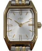 eteエテ）の古着「オクタゴンフェイス 2Way ウォッチ」｜シルバー×ゴールド（色）