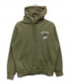 SUPREMEシュプリーム）の古着「21AW　Snowman Hooded Sweatshirt」｜グリーン