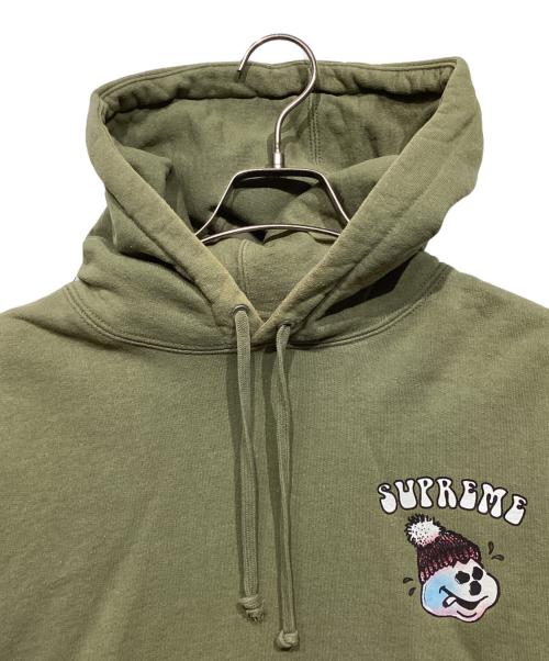 SUPREME（シュプリーム）SUPREME (シュプリーム) 21AW　Snowman Hooded Sweatshirt グリーン サイズ:Sの古着・服飾アイテム
