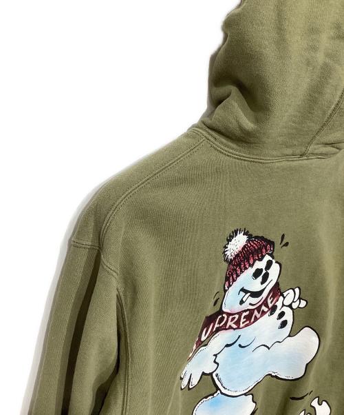 SUPREME（シュプリーム）SUPREME (シュプリーム) 21AW　Snowman Hooded Sweatshirt グリーン サイズ:Sの古着・服飾アイテム