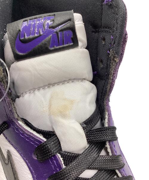 NIKE（ナイキ）NIKE (ナイキ) Air Jordan 1 Retro High OG パープル×ホワイト サイズ:27の古着・服飾アイテム