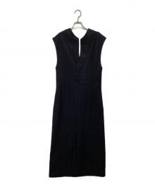 CURRENTAGE（カレンテージ）の古着「ウールロングワンピース　A2503FA 241」｜ブラック