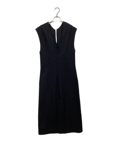 CURRENTAGE（カレンテージ）CURRENTAGE (カレンテージ) ウールロングワンピース　A2503FA 241 ブラック サイズ:-の古着・服飾アイテム